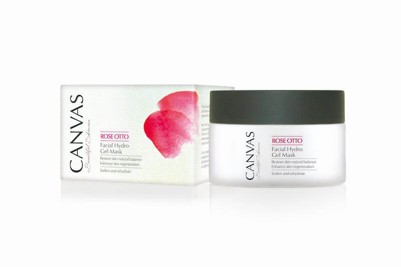 CANVAS_Rose Otto Facial Hydro Gel Mask_90mL (with box)