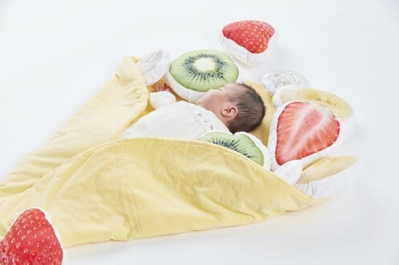 班戟毛毯把Baby包起來太可愛了吧！